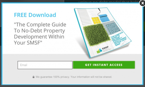 SMSF Property Capital - example of generating qualified leads
