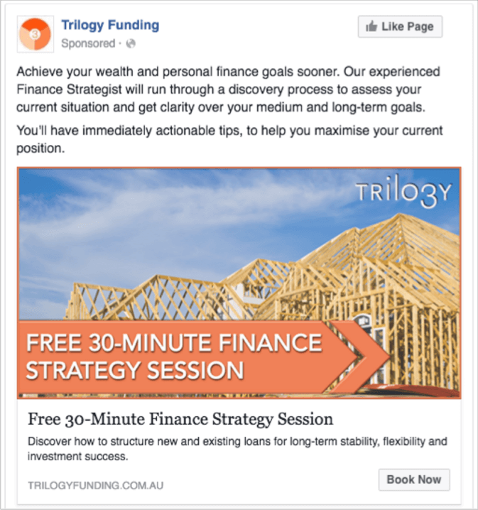 Trilogy ad five - facebook ads case study